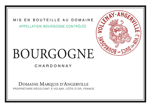Domaine Marquis d’Angerville – Bourgogne Chardonnay