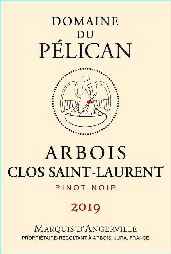ARBOIS CLOS SAINT LAURENT PINOT NOIR 2019
